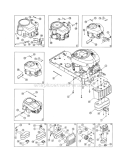 Engine Accessories Diagram and Parts List for  Yard Man Lawn Tractor